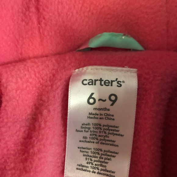 Carter’s Snowsuit - Picture 4 of 7